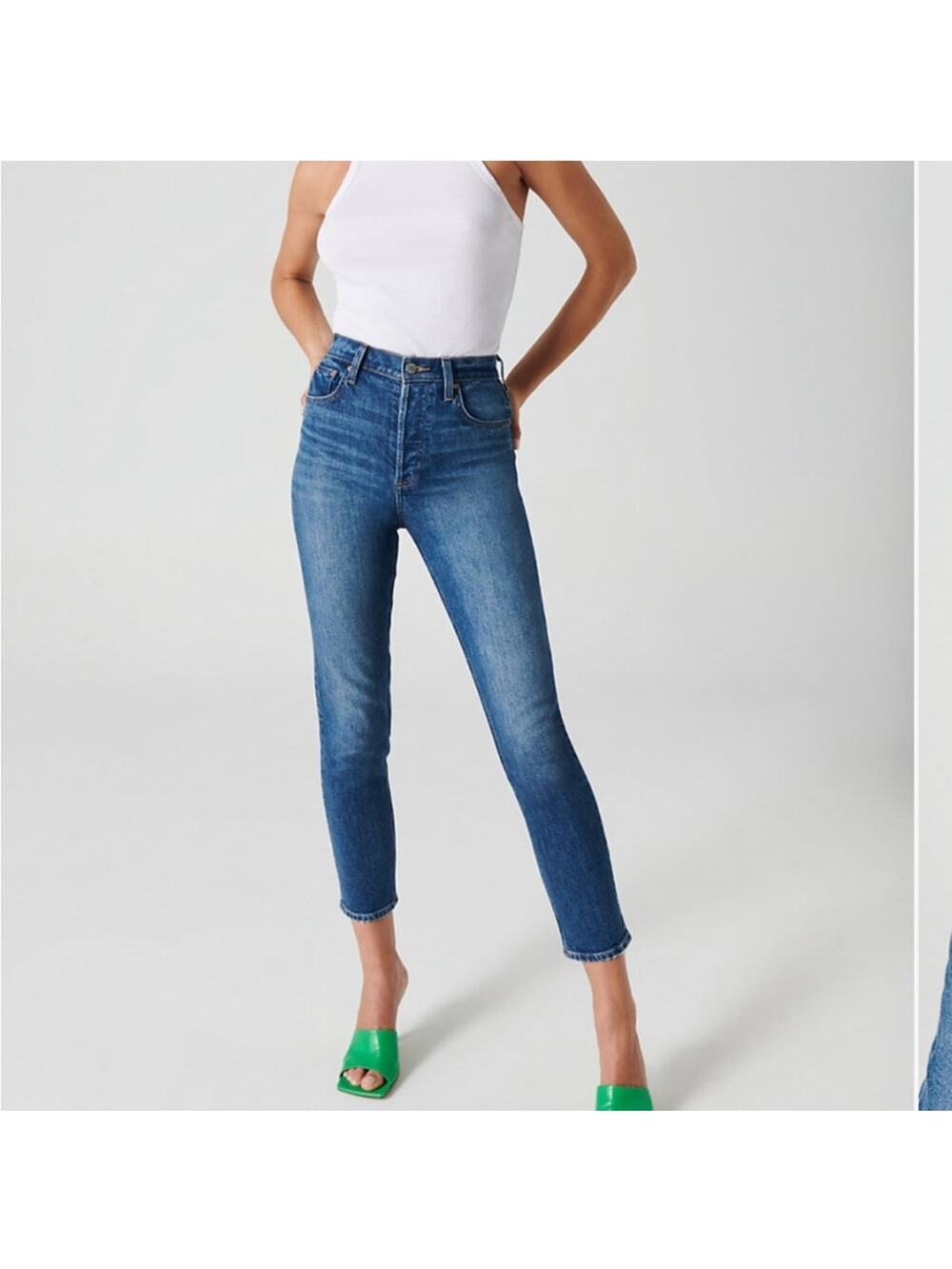 Denim Forum The Yoko High Rise Slim Jeans Size 25